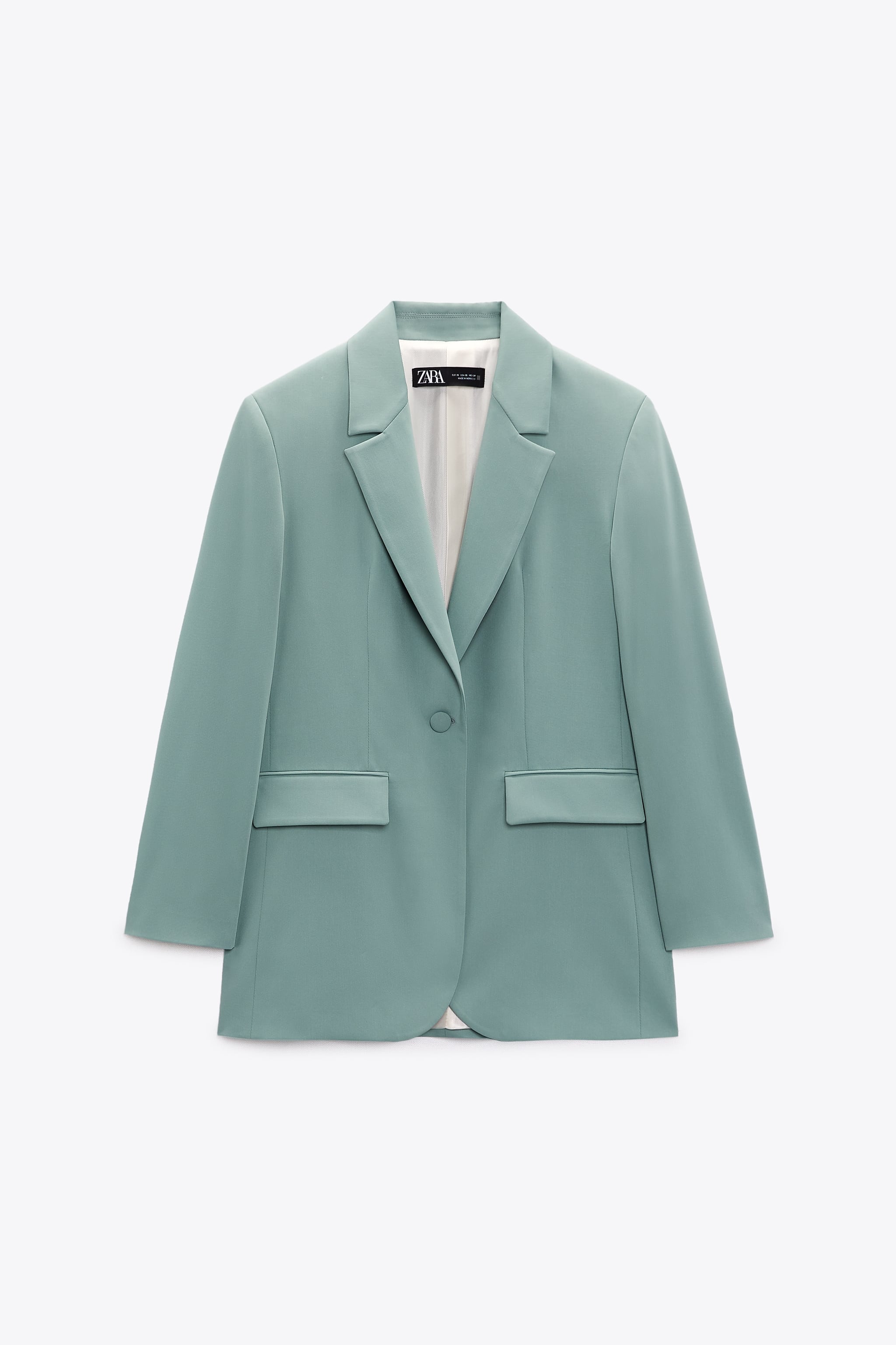 

Пиджак женский ZARA 02133538 зеленый XS (доставка из-за рубежа), 02133538