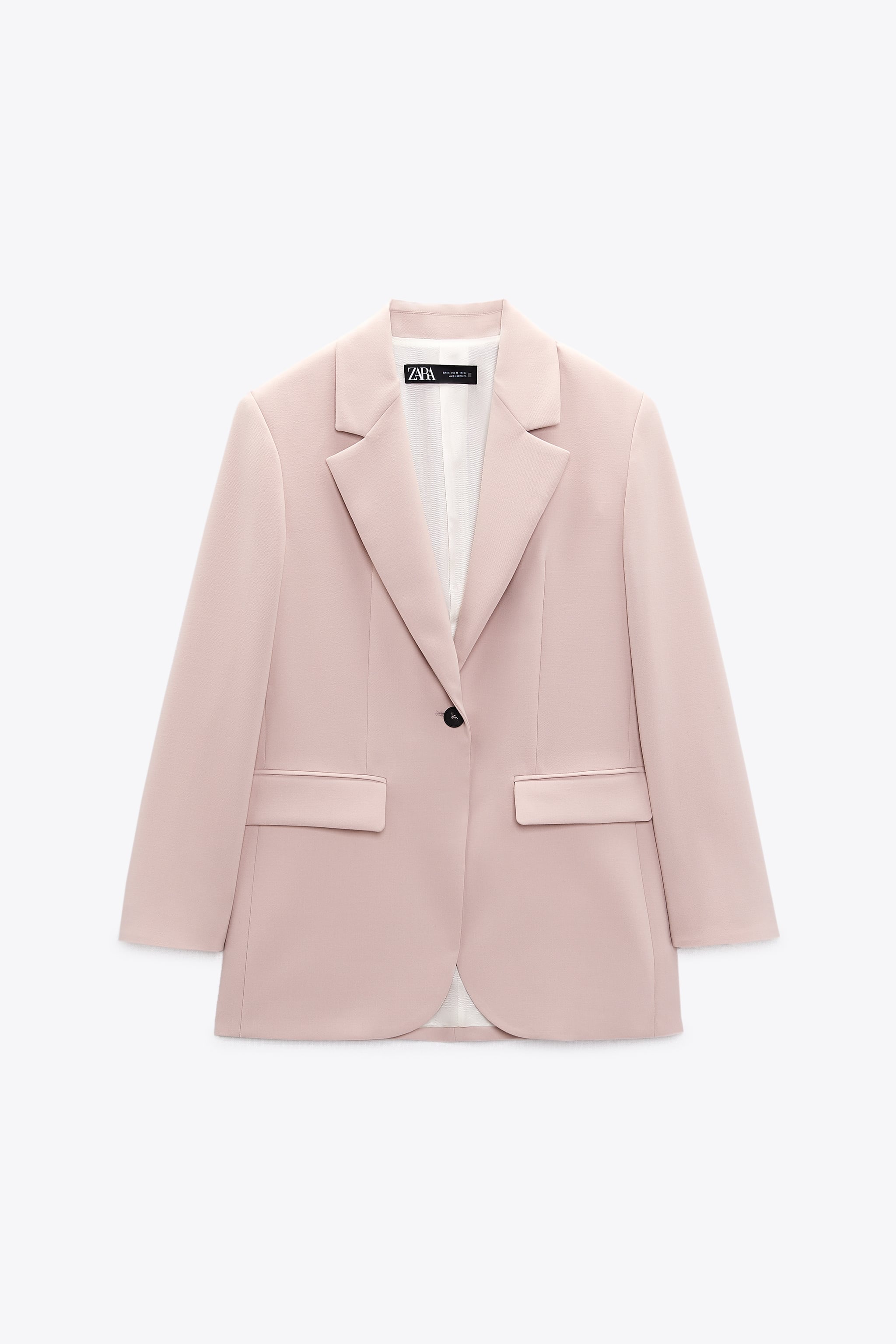 

Пиджак женский ZARA 02133786 бежевый XS (доставка из-за рубежа), 02133786
