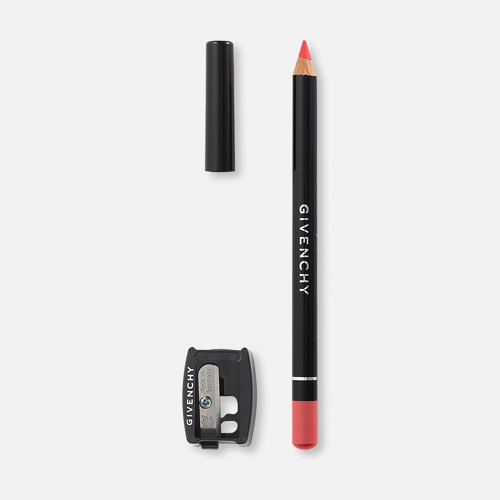 Карандаш для губ GIVENCHY Lip Liner водостойкий, контурный, тон 05 Corail Decollete, 1,1 г карандаш для губ givenchy lip liner водостойкий контурный тон 05 corail decollete 1 1 г