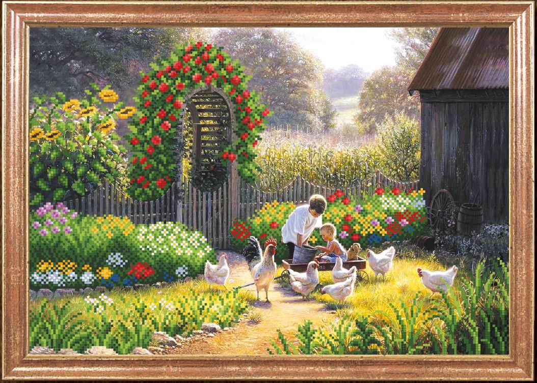 

Магия канвы (Украина) Детские игры (Рисунок на ткани) МК-КС012, 39x27 см от