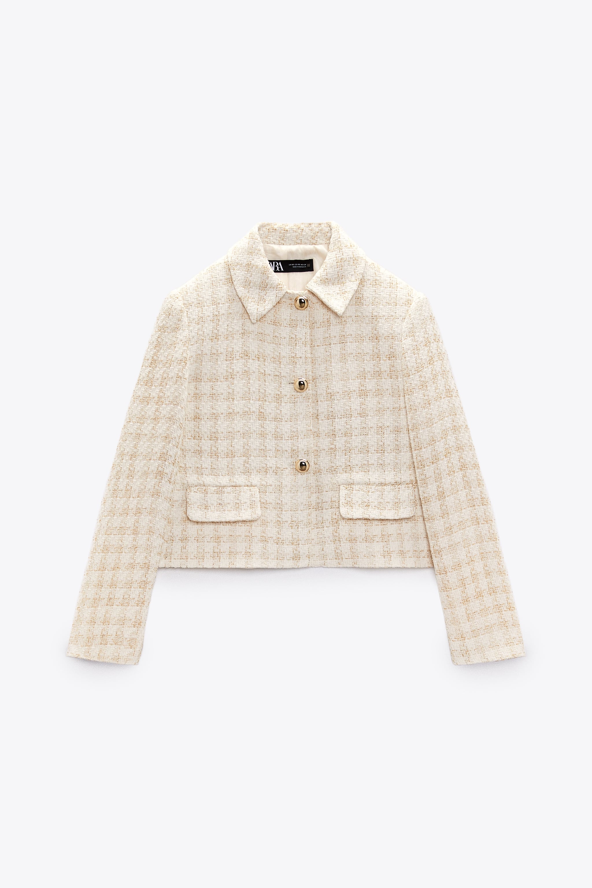 

Жакет женский ZARA 02703119 бежевый XL (доставка из-за рубежа), 02703119