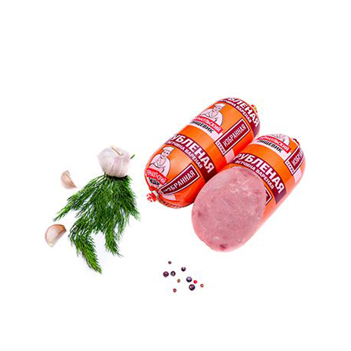 

Ветчина Барнаульский пищевик Рубленая вареная в искусственной оболочке батон 380 г