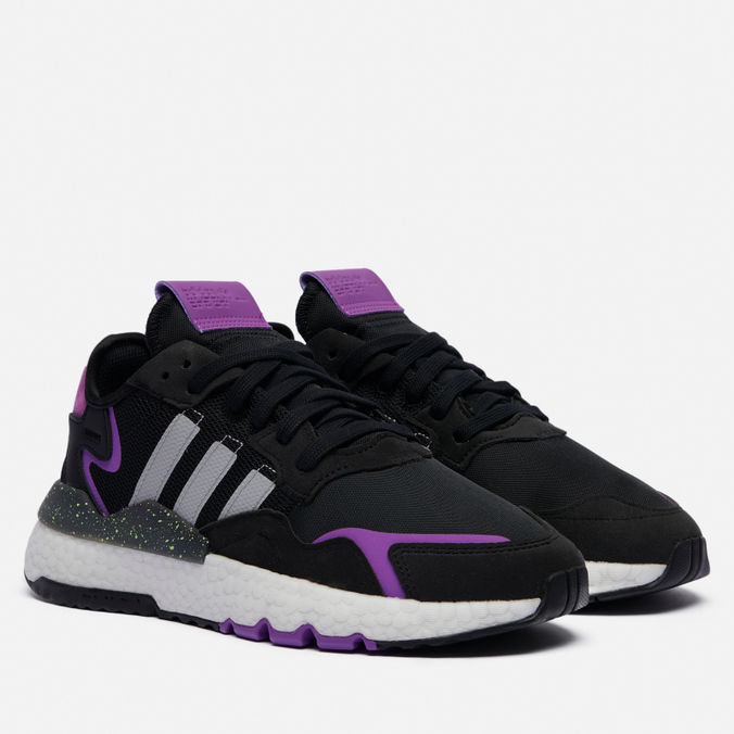 Кроссовки женские Adidas Nite Jogger черные 41.5 EU