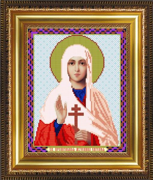 

АРТ СОЛО (Украина) Схема для вышивания бисером Св.Преподобная Мученица Евгения VIA4051, 25