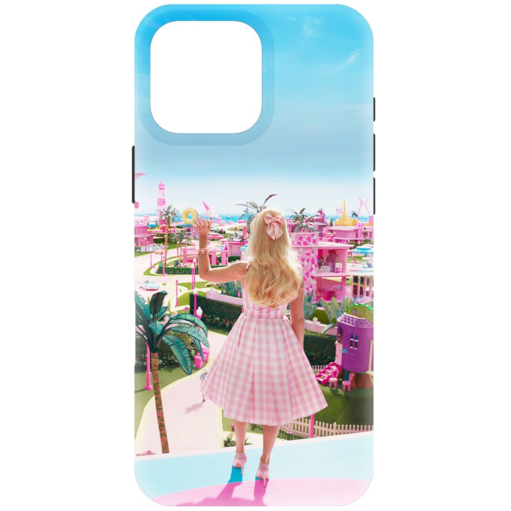 

Чехол-накладка Krutoff Soft Case Барбиленд для iPhone 16 Pro Max черный