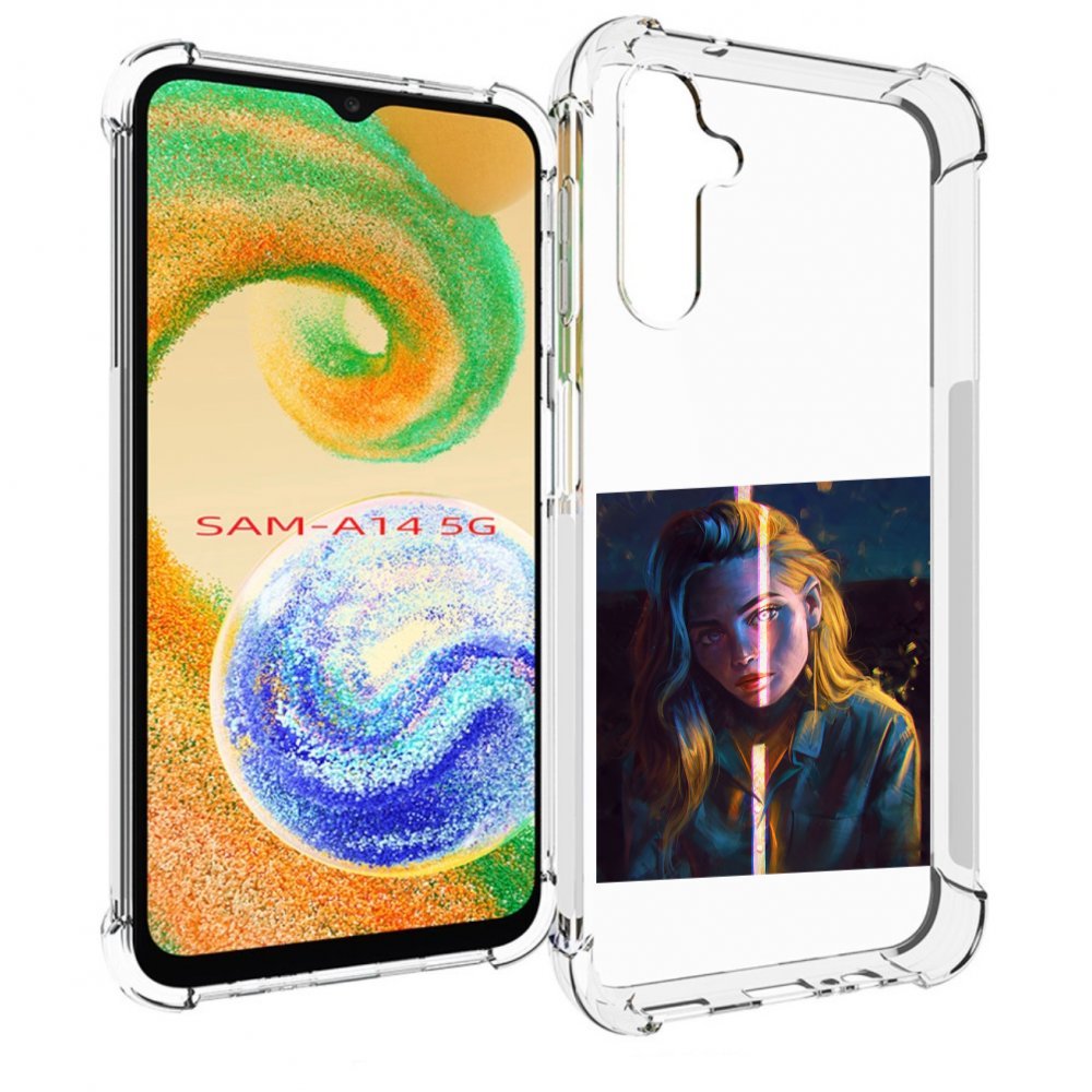

Чехол MyPads девушка-в-тени для Samsung Galaxy A14 5G, Прозрачный, Tocco