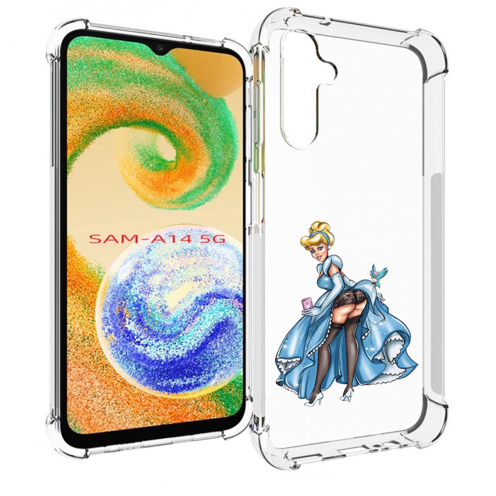 

Чехол MyPads девушка-в-платье-красивая женский для Samsung Galaxy A14 5G, Прозрачный, Tocco
