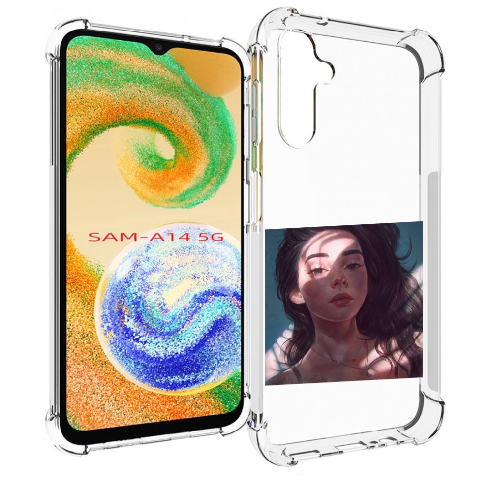 

Чехол MyPads девушка-в-лучах женский для Samsung Galaxy A14 5G, Прозрачный, Tocco
