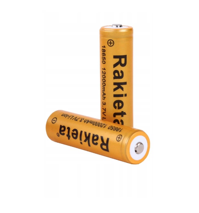 

Аккумулятор литий-ионный Rakieta-18650 12000 мАч 3.7V, 2 шт