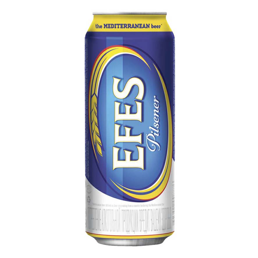 

Пиво Efes Pilsener светлое 5,0% 0,45 л