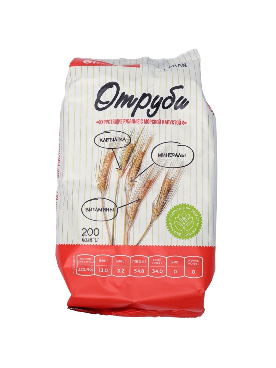 

Отруби ржаные, с морской капустой, 200 г
