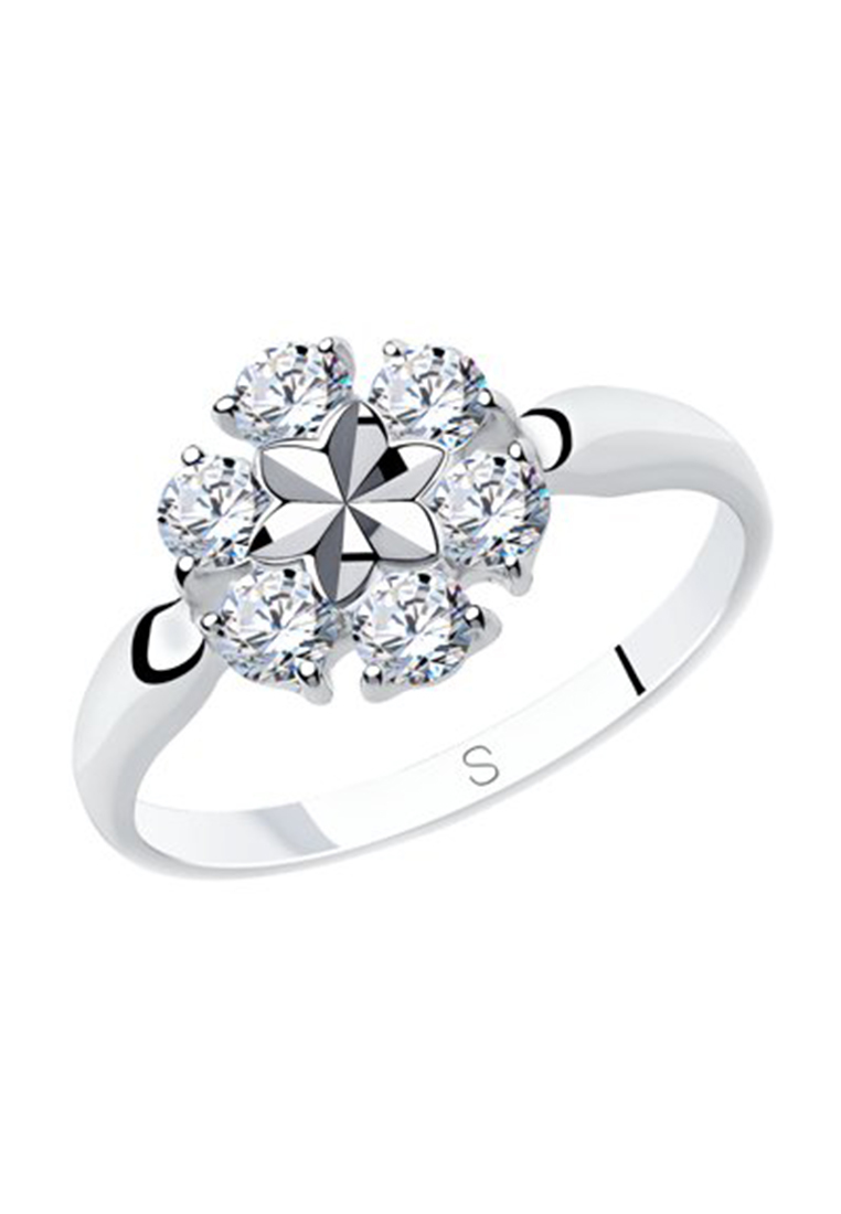 

Кольцо из серебра с фианитом р.  SOKOLOV 94012976, 94012976_k