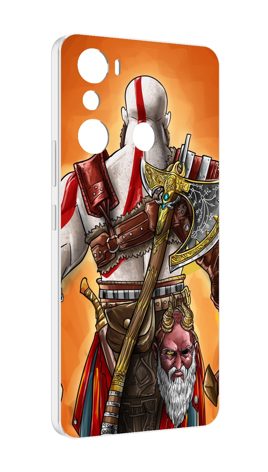 

Чехол MyPads God of War для Infinix Hot 20i, Прозрачный, Tocco