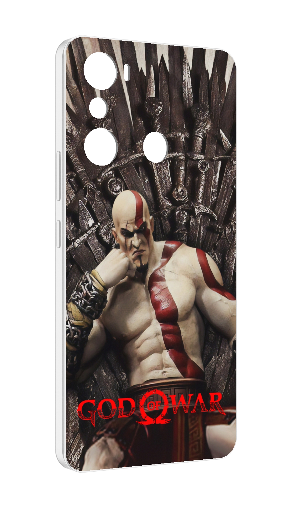 

Чехол MyPads God of War Кратос для Infinix Hot 20i, Прозрачный, Tocco