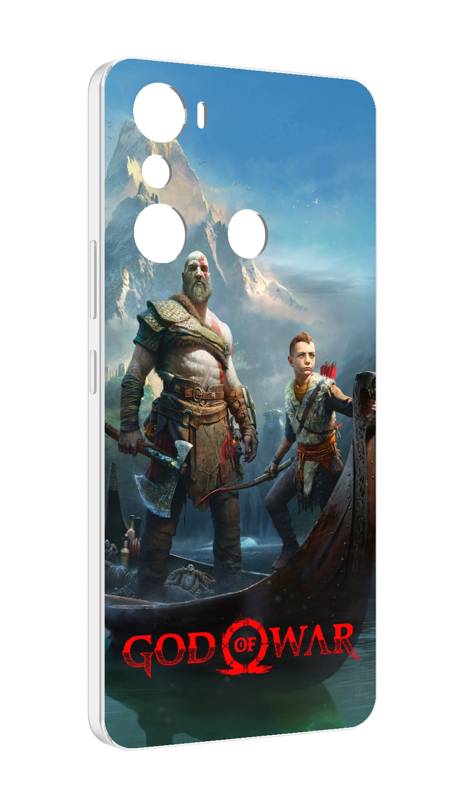 

Чехол MyPads God Of War Кратос Атрей для Infinix Hot 20i, Прозрачный, Tocco