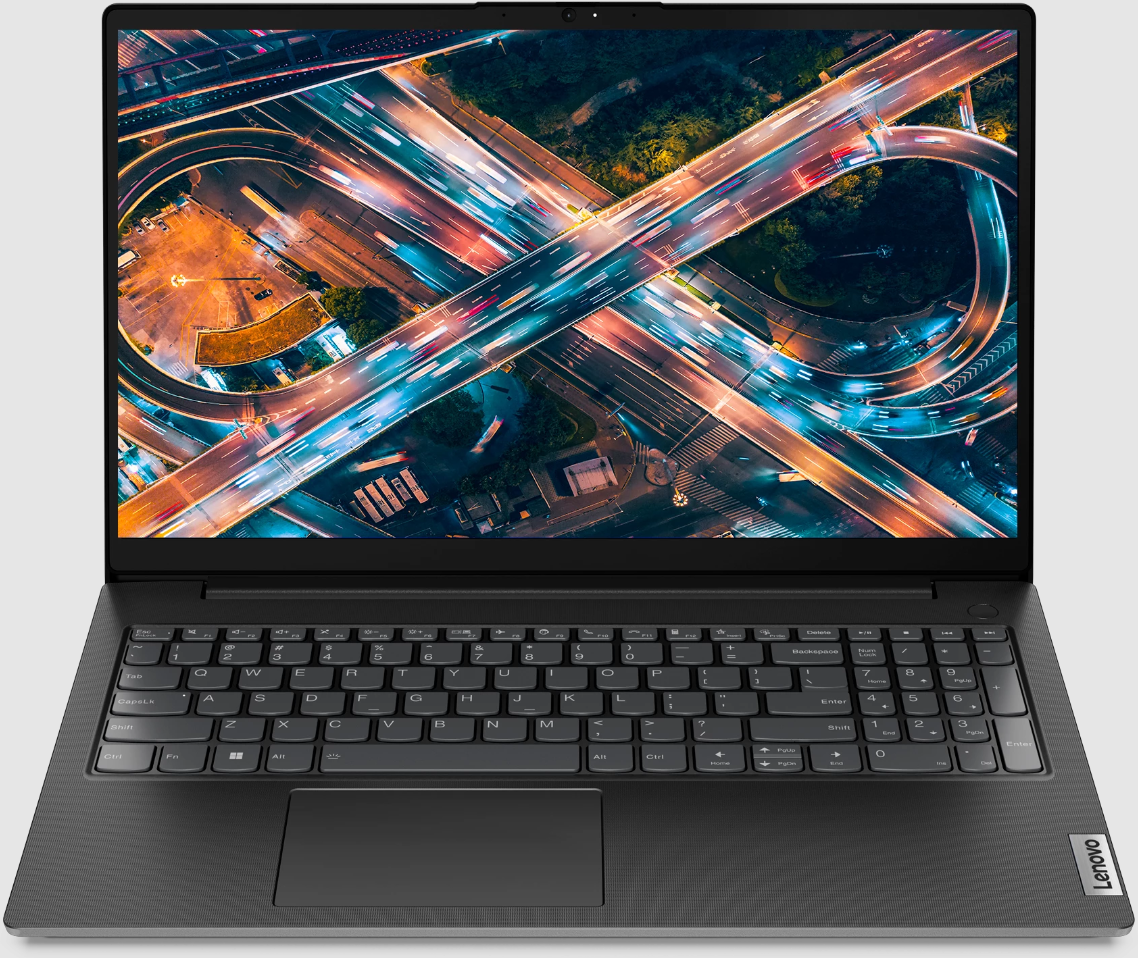 фото Ноутбук lenovo v15 82tt001lru черный (82tt001lru)