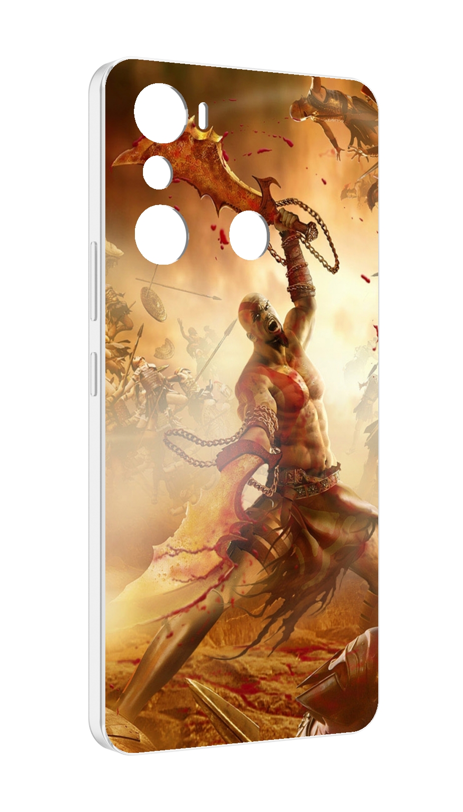 

Чехол MyPads God Of War III для Infinix Hot 20i, Прозрачный, Tocco
