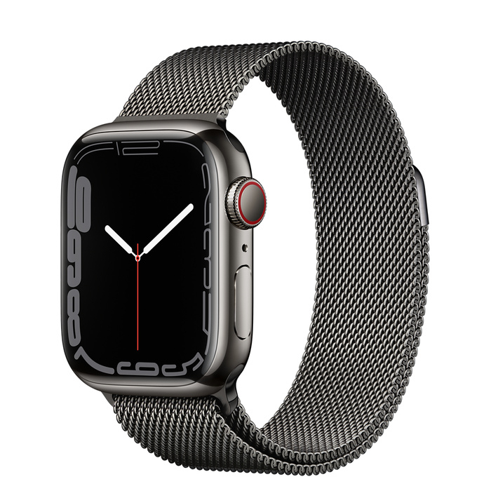 

Умные часы Apple Watch Series 7 GPS + Cellular MKL33FD/A 45мм Graphite Stainless Steel Cas