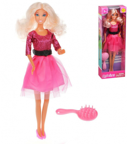 

Кукла с аксессуарами Defa Luсy Модница арт. 8226 pink