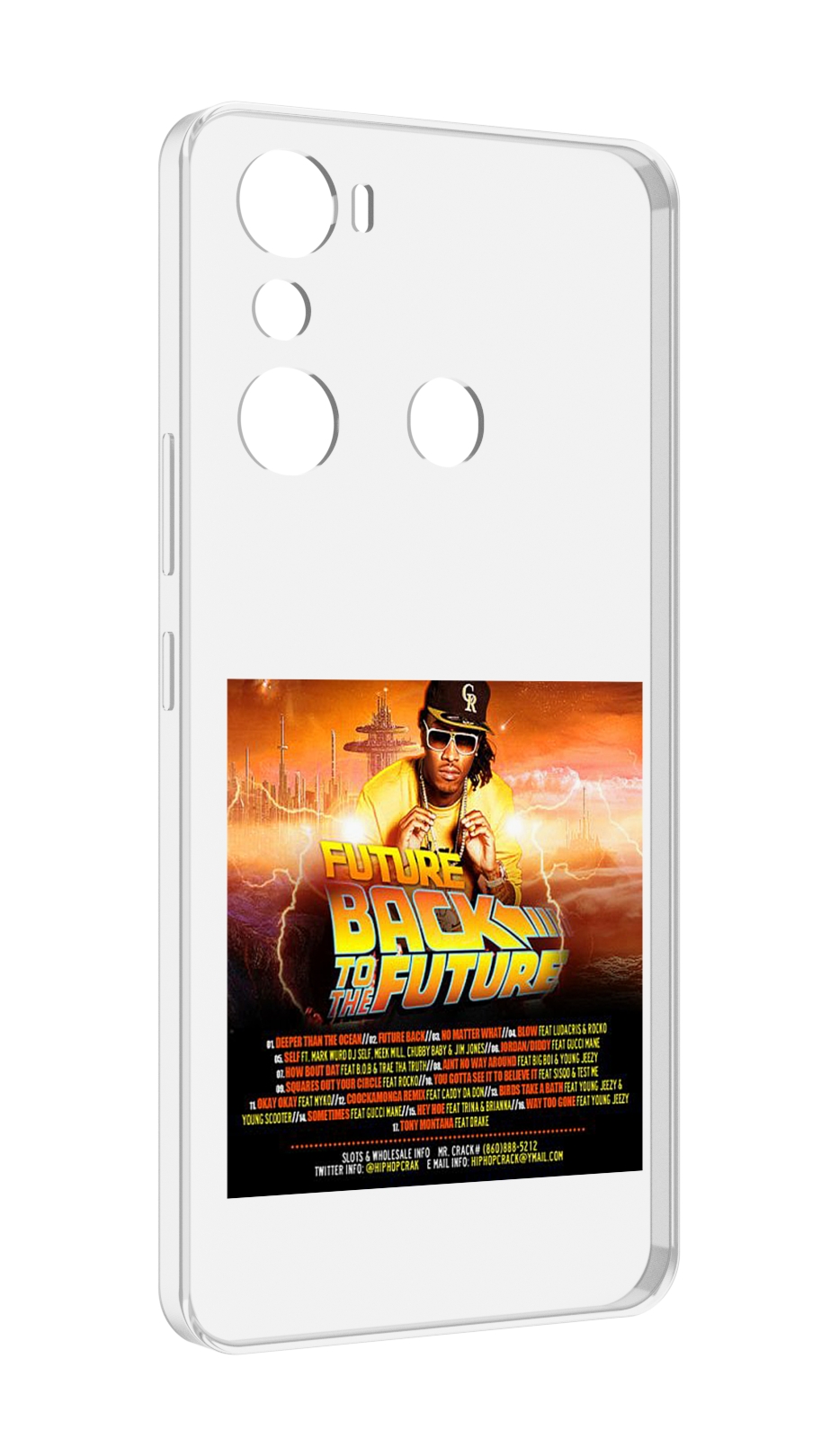 

Чехол MyPads Future - Back To The Future для Infinix Hot 20i, Прозрачный, Tocco