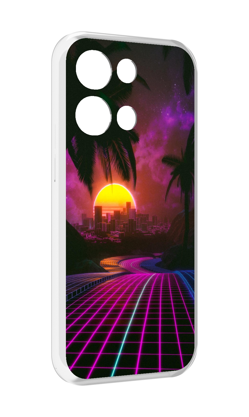 

Чехол MyPads хотлайнмайами 2 для OPPO Reno8 Pro, Прозрачный, Tocco