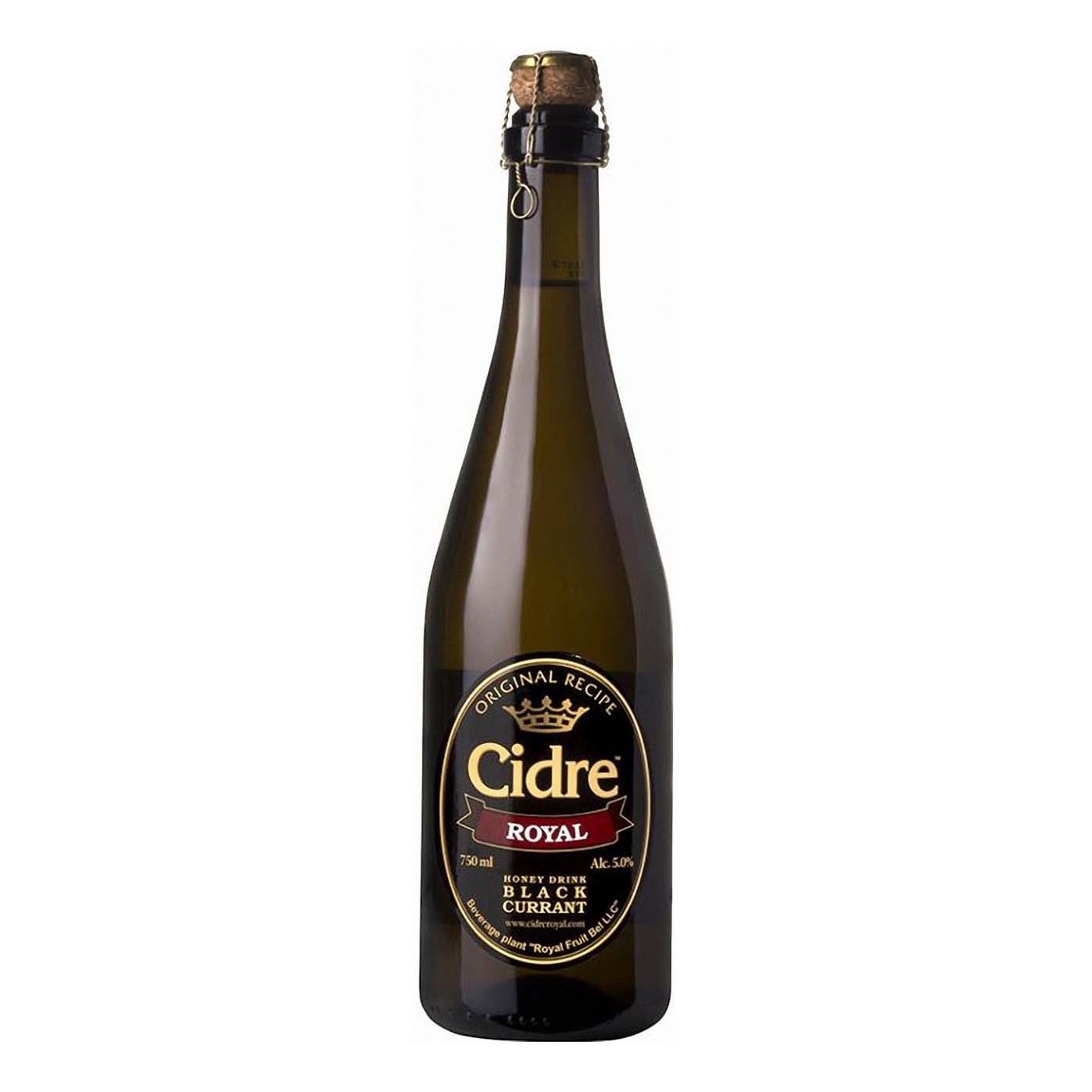 

Медовуха Cidre Royal из черной смородиной 5% 0,33 л