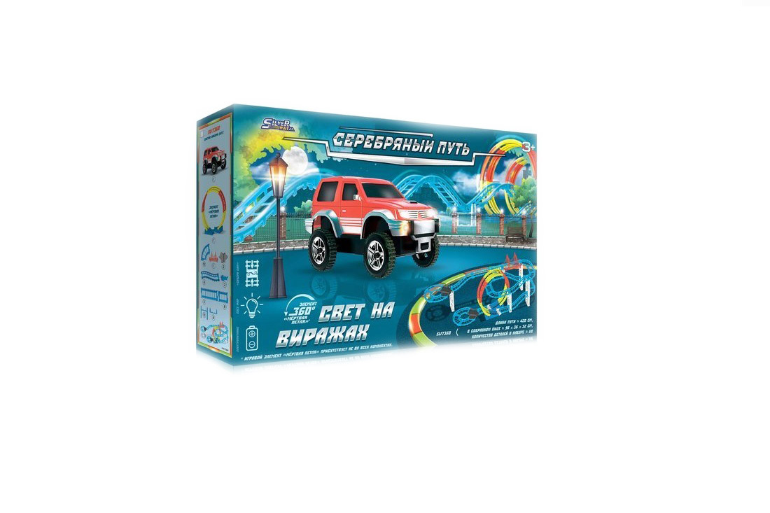 

Автотрек Наша игрушка электрифицированный, 4 уровня, арт. SW7360