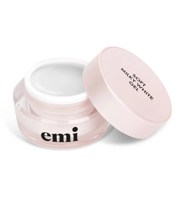 

Камуфлирующий гель для наращивания ногтей E.Mi Soft Milky White Gel, 5 г, GSMW-5