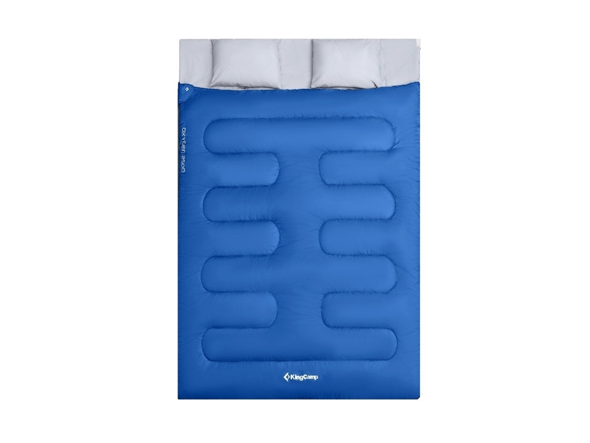 Спальный мешок KingCamp Oxygen 250D blue, левый/правый