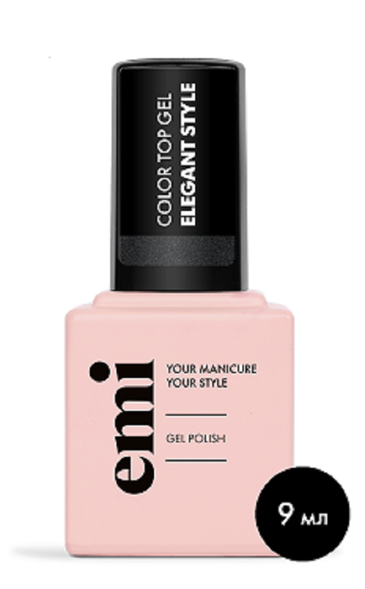 

Цветной топ для ногтей EMI Color Top Elegant Style 9 мл