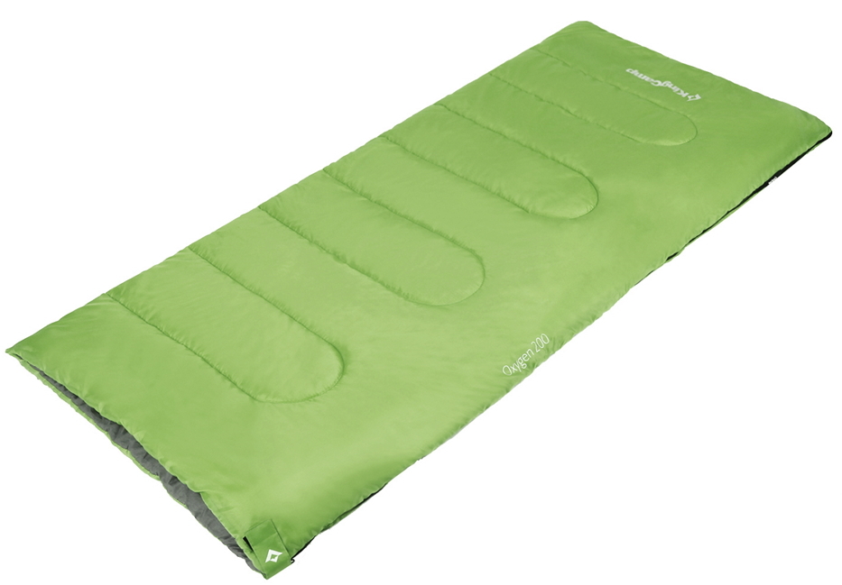 Спальный мешок KingCamp Oxygen зеленый, левый