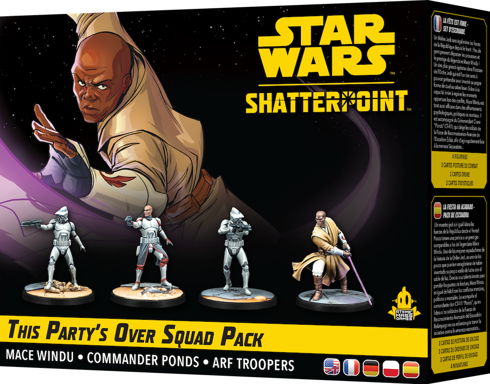 Миниатюры для игры Asmodee Star Wars Shatterpoint: This Party's Over Squad Pack гантель разборная чугунная в коробке star fit db 715 4 кг