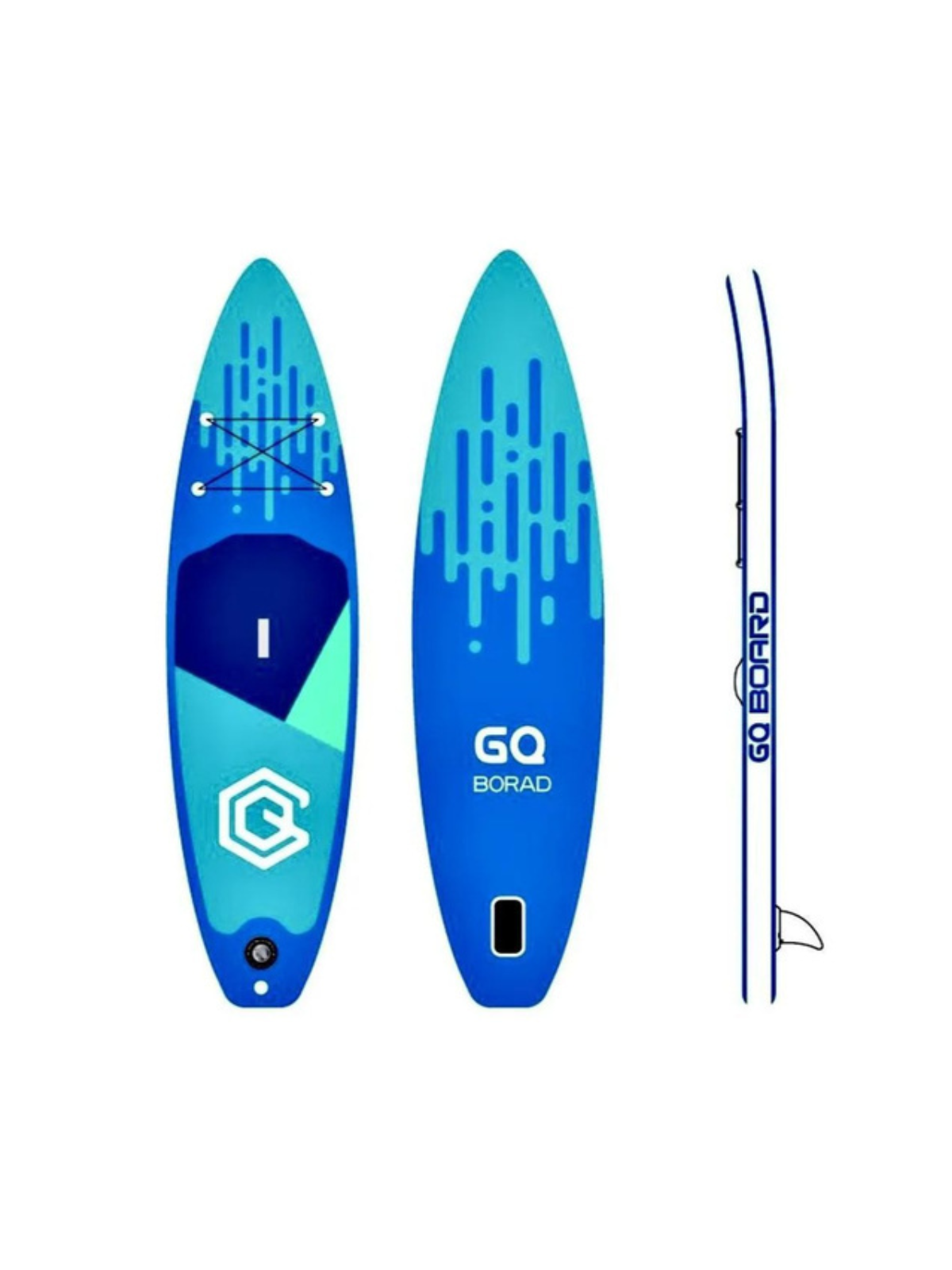 

Sup-борд Winnovate JS GQ-Blue rd 335x83x15, до 180 кг, Голубой, JS GQ-Blue rd