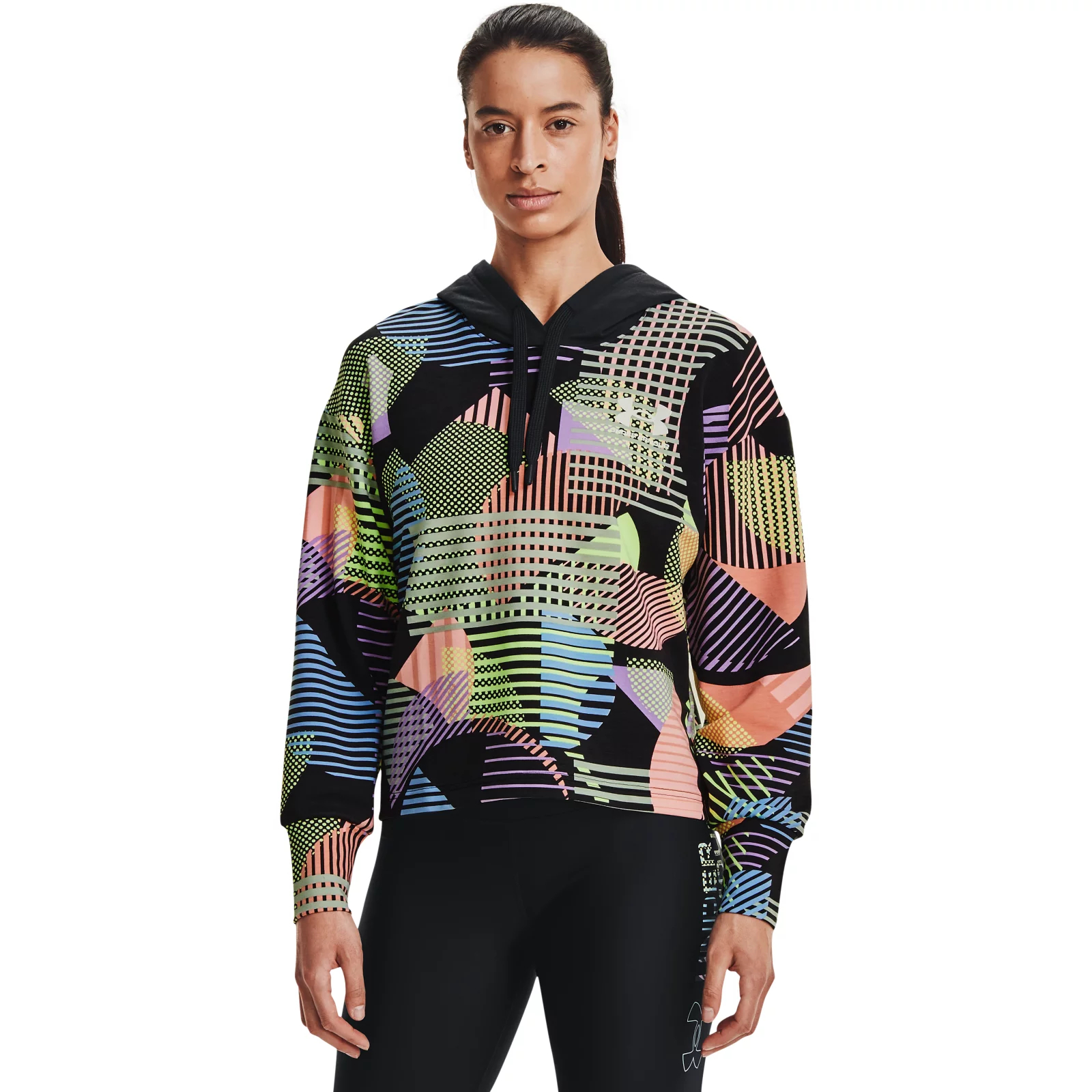 

Худи женское Under Armour 1363259-001 черное S/M, 1363259-001