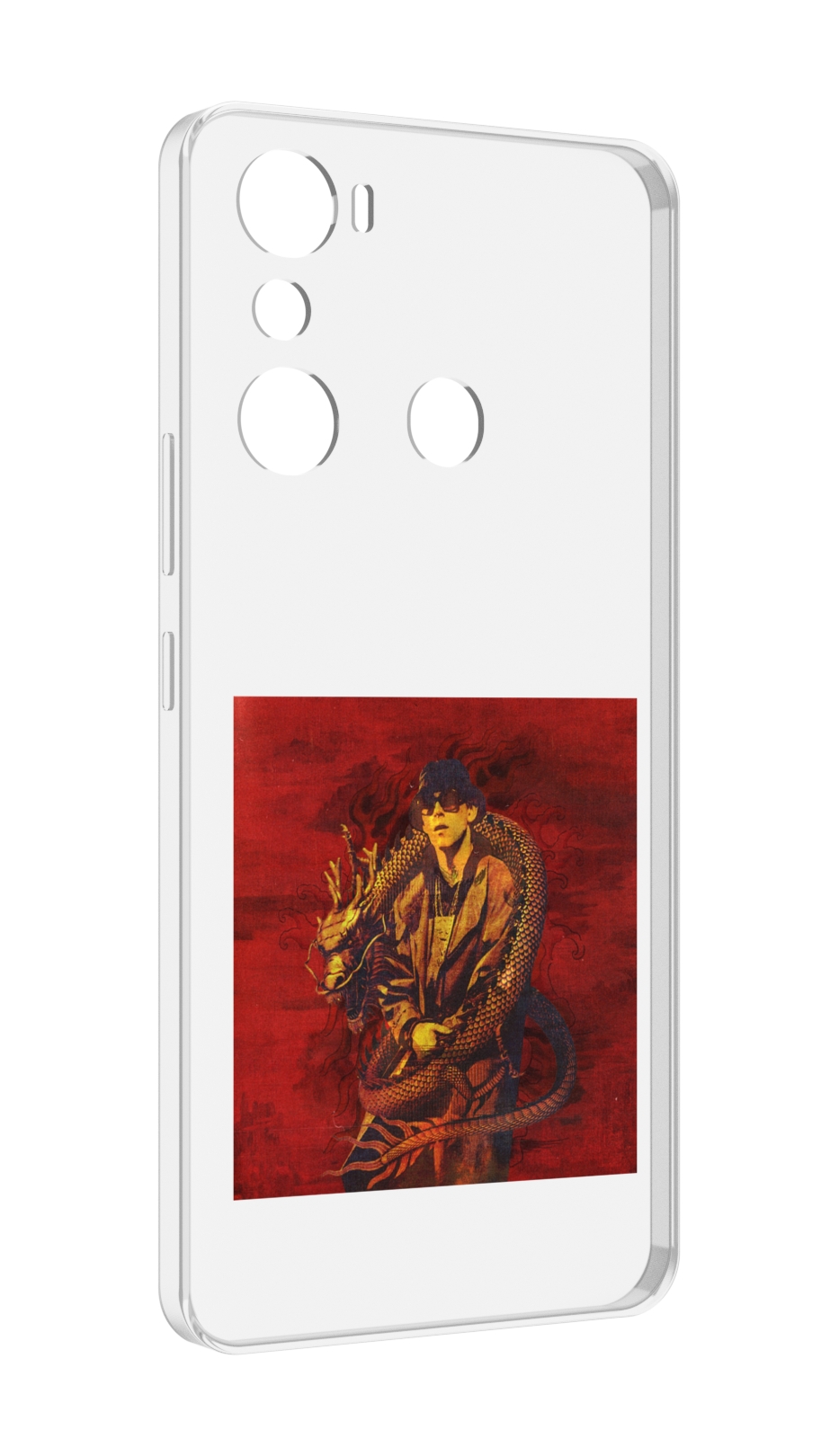 

Чехол MyPads Dragonborn Big Baby Tape для Infinix Hot 20i, Прозрачный, Tocco