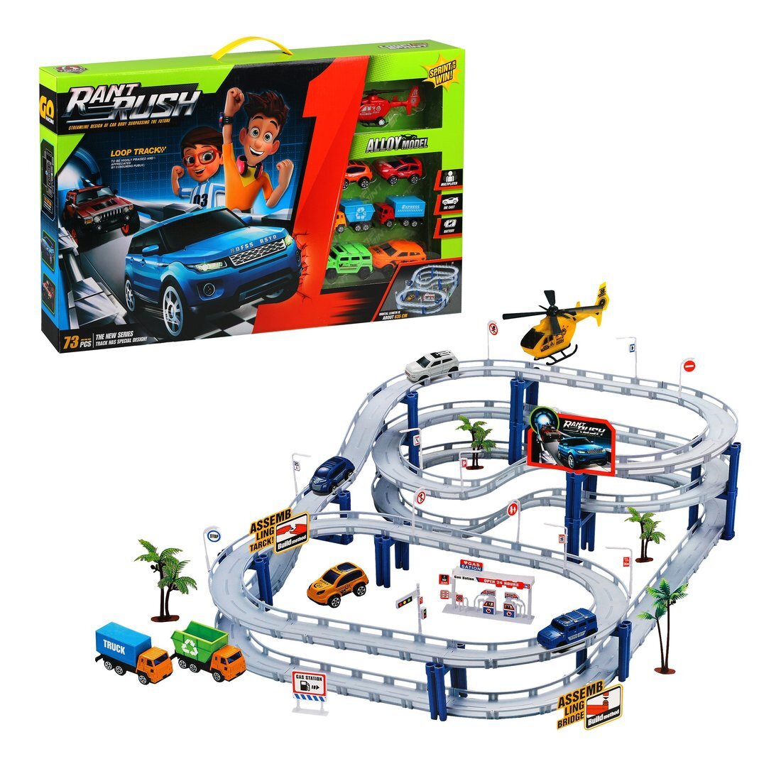 

Автотрек Наша игрушка электрифицированный, арт. 859-8