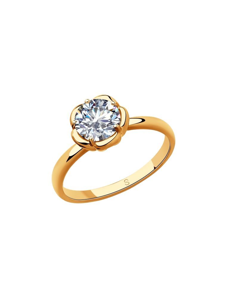 

Кольцо из серебра с фианитом р. , SOKOLOV 93010822, 93010822_k