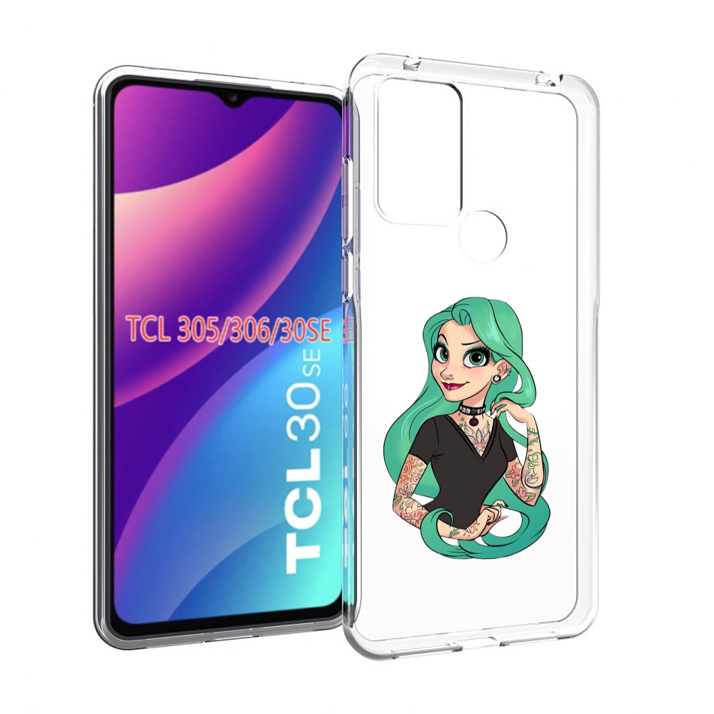 

Чехол MyPads рапунцель-в-тату женский для TCL 30SE/305/306/30E, Tocco