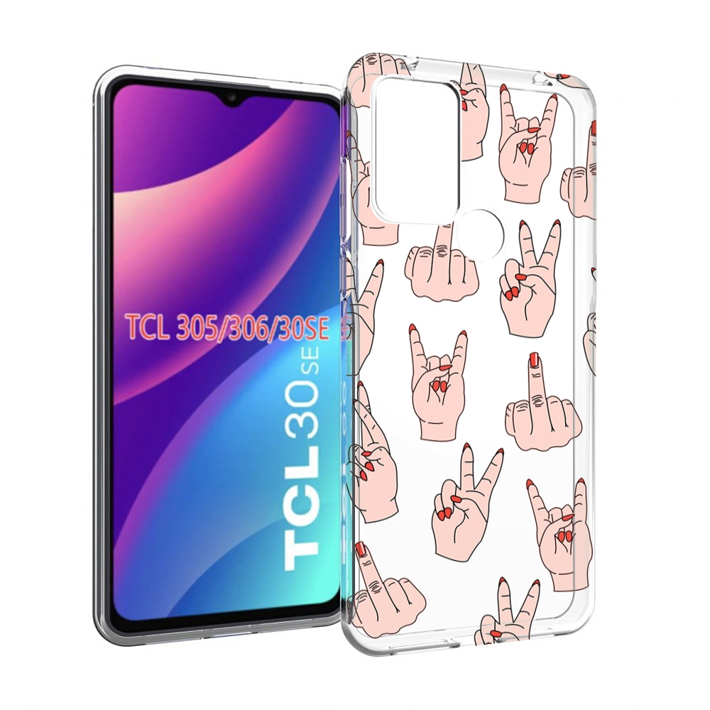 

Чехол MyPads разные-ручки для TCL 30SE/305/306/30E, Tocco