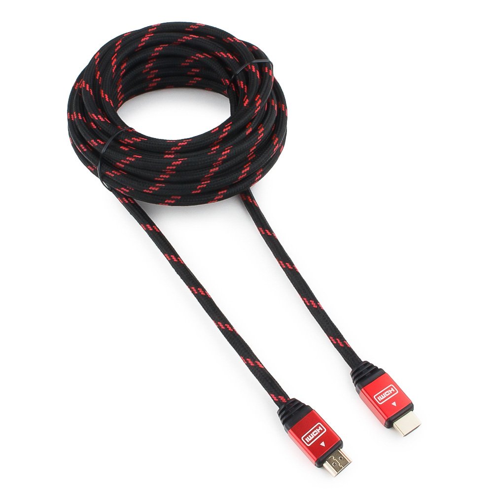 фото Кабель cablexpert cc-g-hdmi02-10m hdmi - hdmi 10м black/red