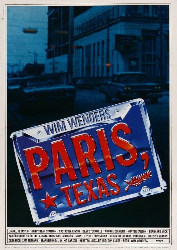 

Постер к фильму "Париж, Техас" (Paris, Texas) Оригинальный 68,6x96,5 см