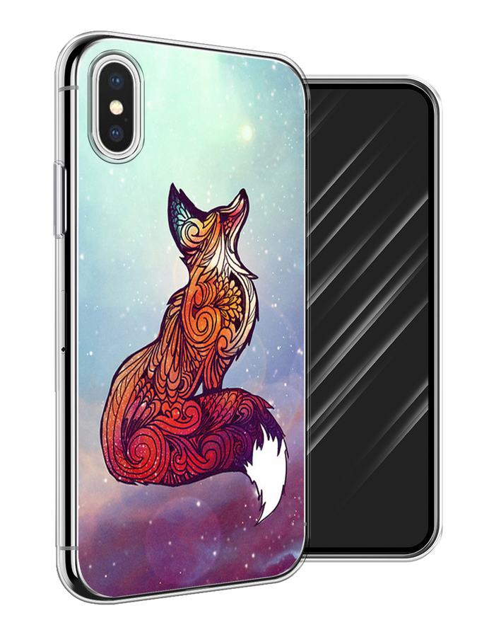 

Чехол Awog на Apple iPhone XS (10S) / Айфон XS (10S) "Лиса 1", Разноцветный, 11850-1