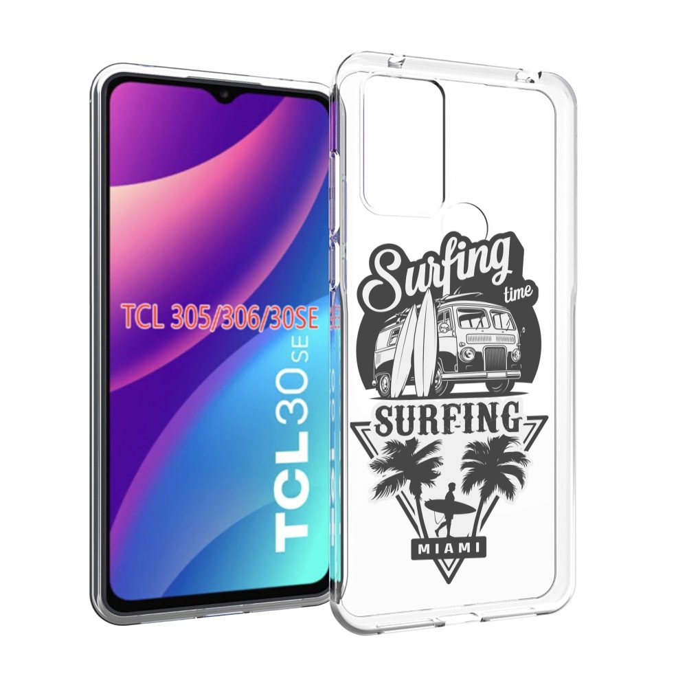 

Чехол MyPads путешествие-на-фургочике для TCL 30SE/305/306/30E, Tocco