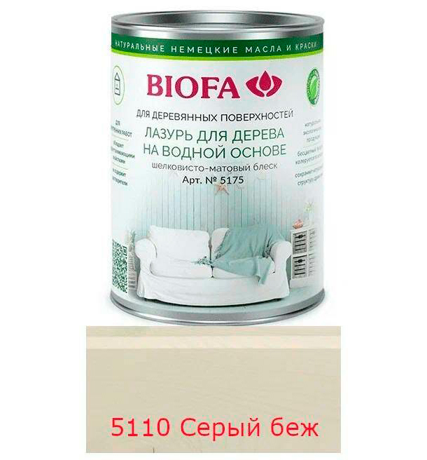 

Лазурь для дерева Biofa 5175 (на водной основе) / Лазурь для дерева Биофа 5175 / 2,5 литр, Бежевый;серый