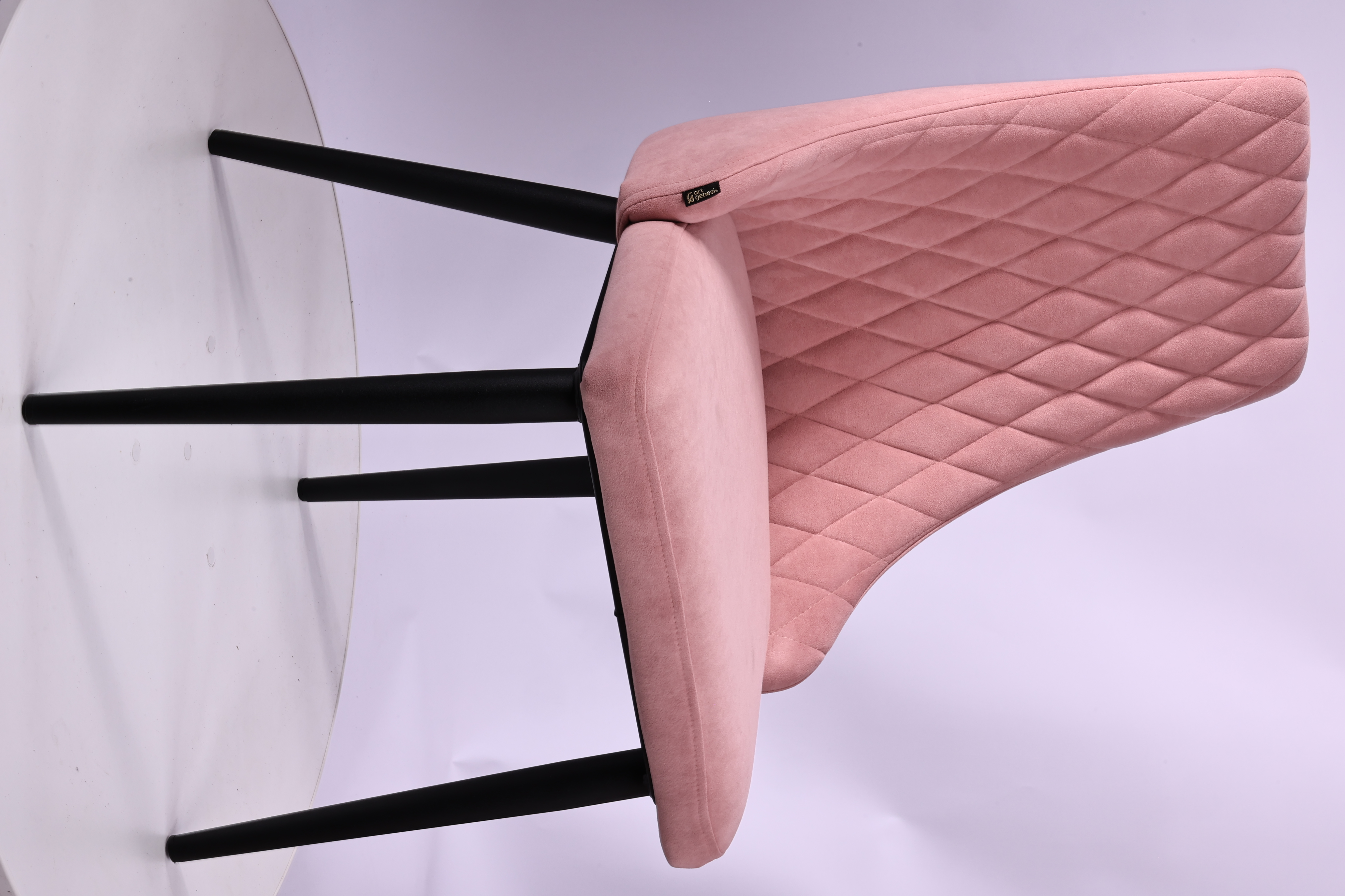 

Стул кухонный ArtGenesis Italу, велюр, розовый, Italу