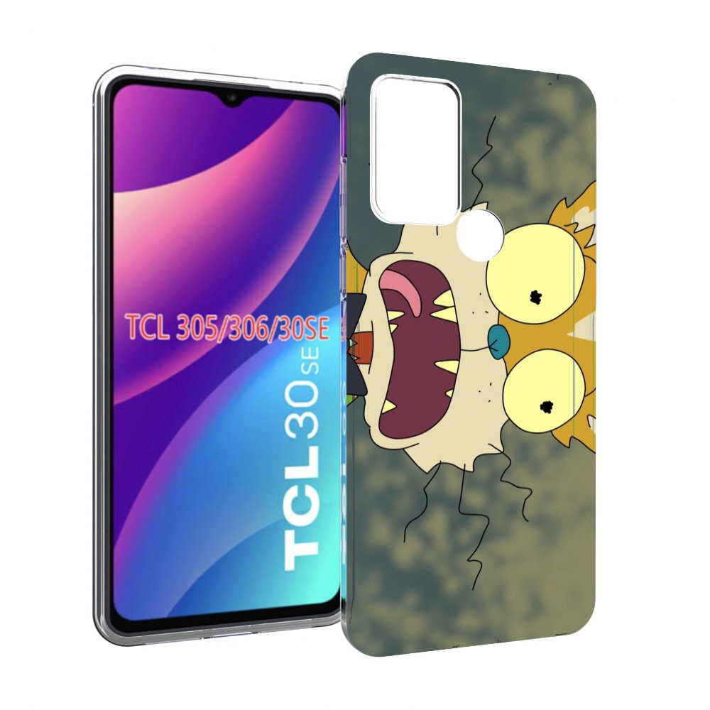 

Чехол MyPads пугливый кот для TCL 30SE/305/306/30E, Tocco