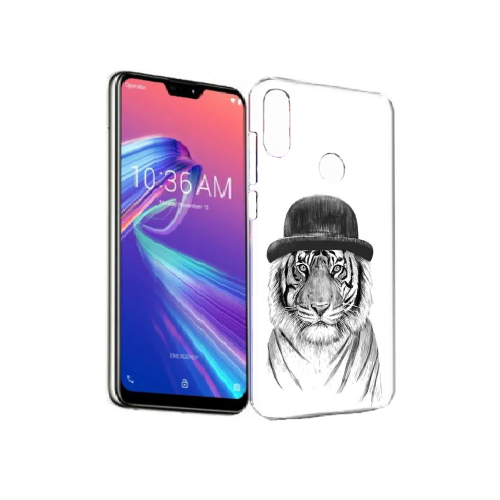 Чехол MyPads Tocco для Asus ZenFone Max Pro (M2) (ZB631KL) тигр британец