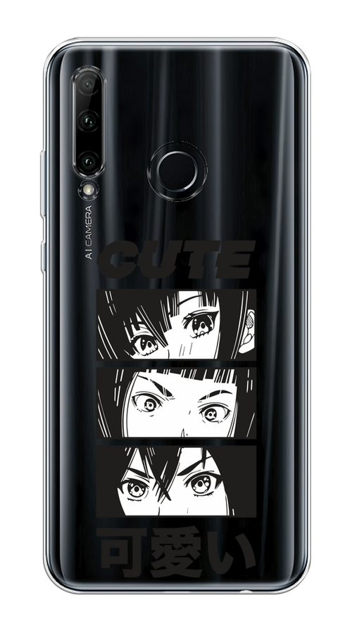 

Чехол на Honor 10i/20e, Huawei P Smart Plus 2019 "Милые аниме девочки", Прозрачный;белый;черный, 69250-1