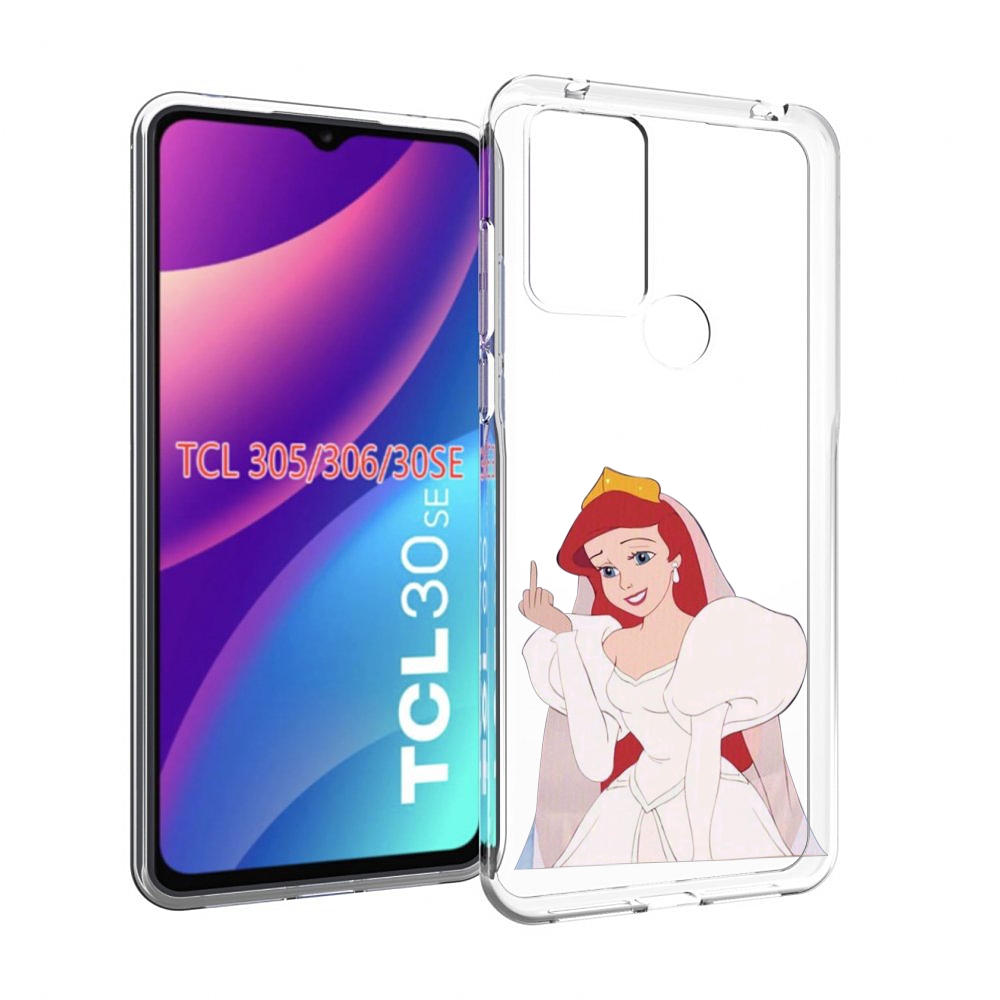 

Чехол MyPads принцесса-Русалочка-Ариель женский для TCL 30SE/305/306/30E, Tocco