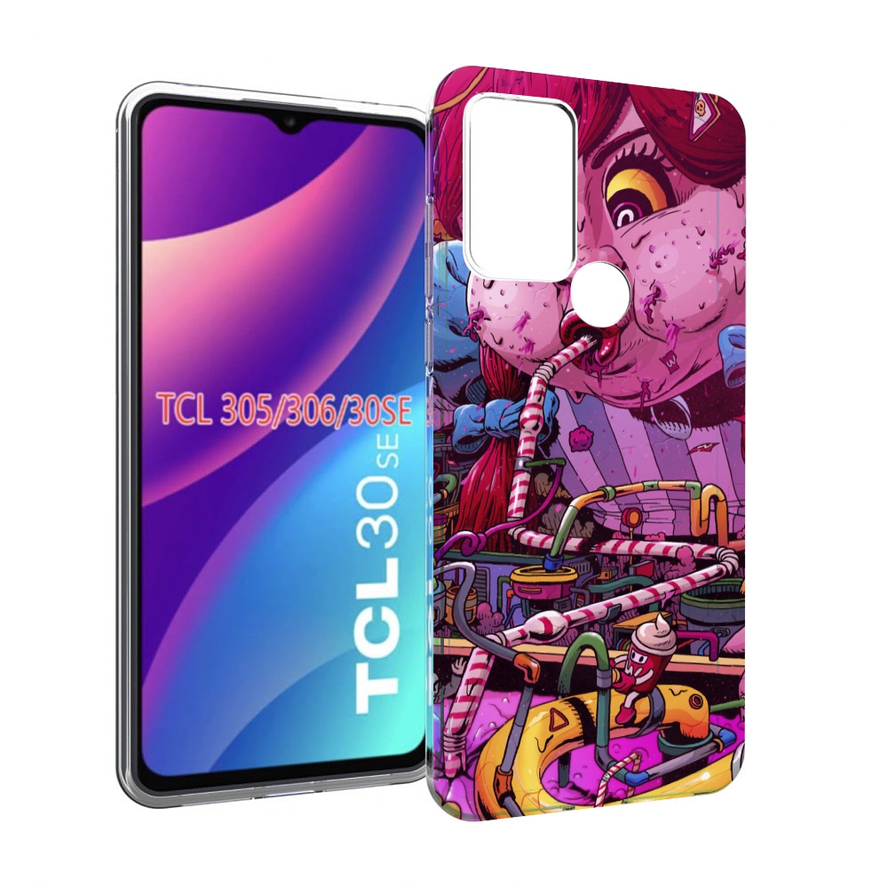 

Чехол MyPads прикольная сладкая картинка для TCL 30SE/305/306/30E, Tocco